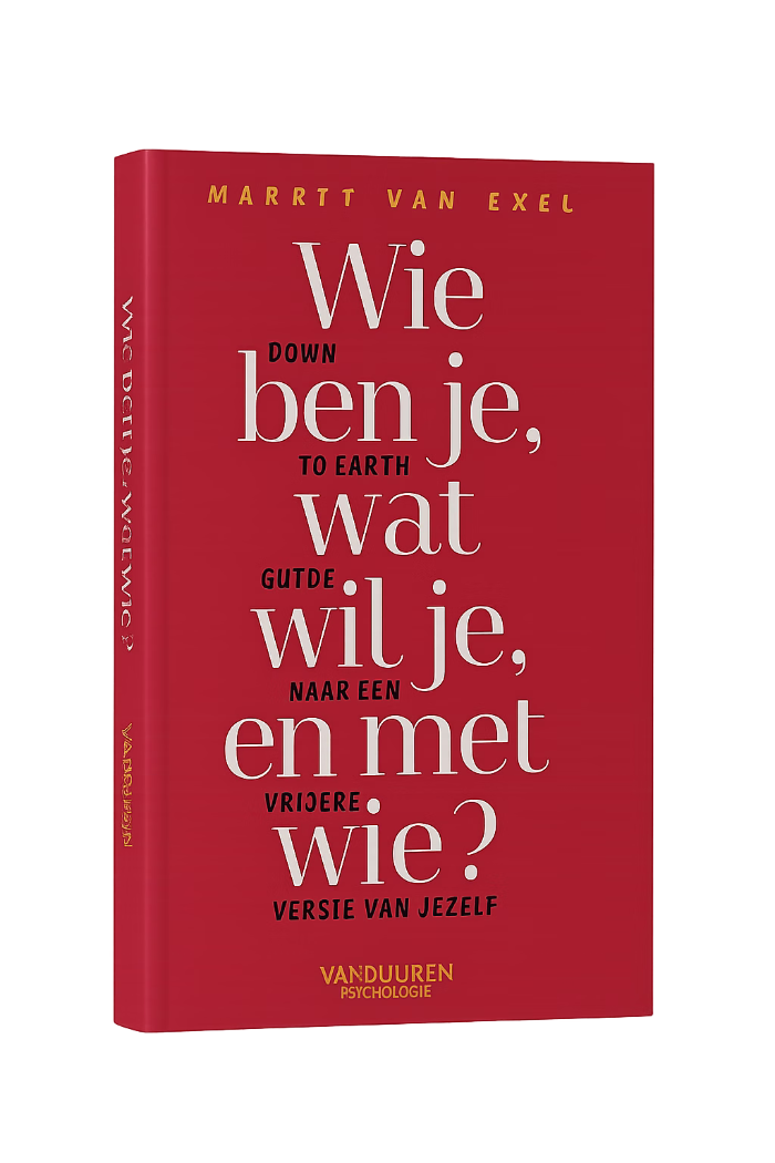 cover wie ben je, vrijere versie van jezelf marrit van exel